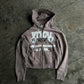 Vital Quest "DISTRESSED EARTH BROWN" Zip-Up