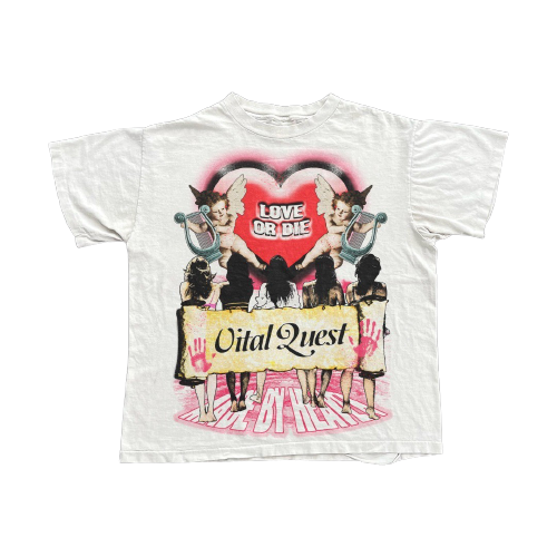 VQ Lovers Club Pink tee